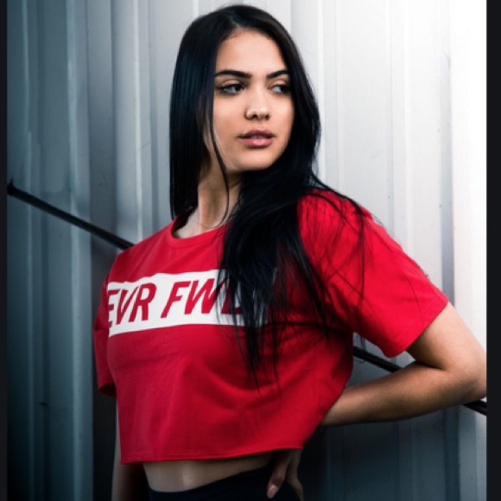 ISO: Ever Forward Apparel crop top, Red, Small